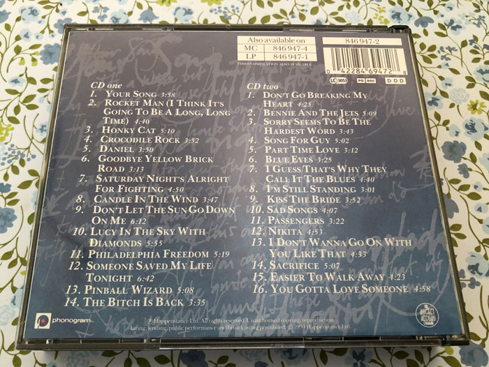 the very best of elton john