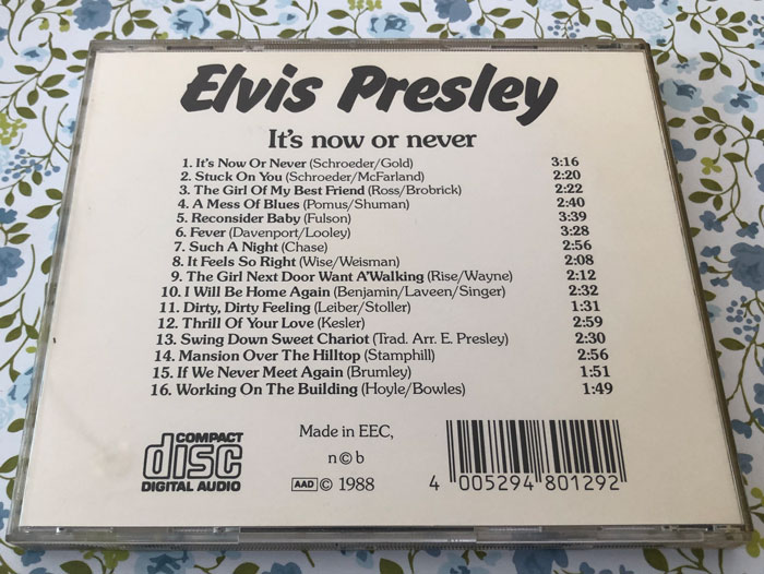 Elvis Presley its now or never