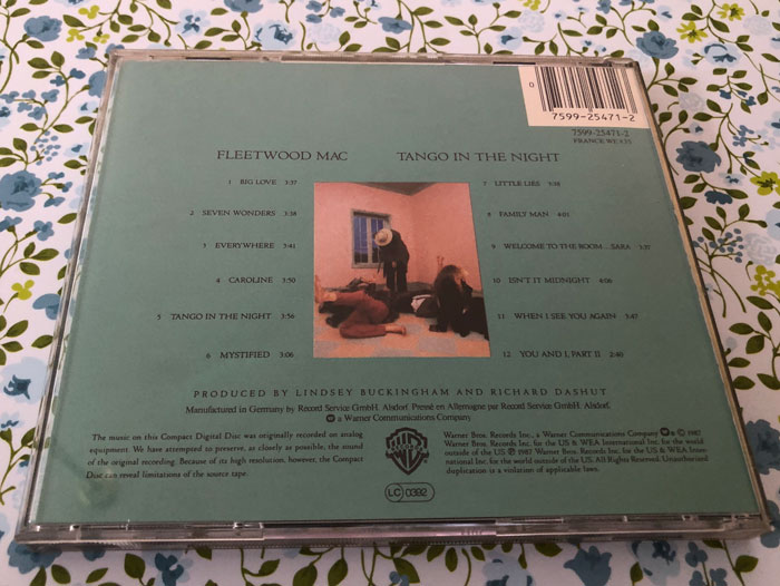 Fleetwood Mac Tango in the night