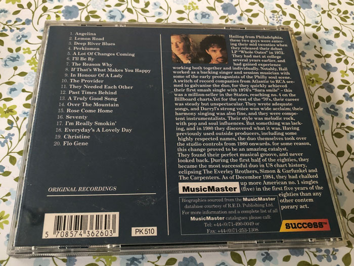 Hall & Oates Angelina