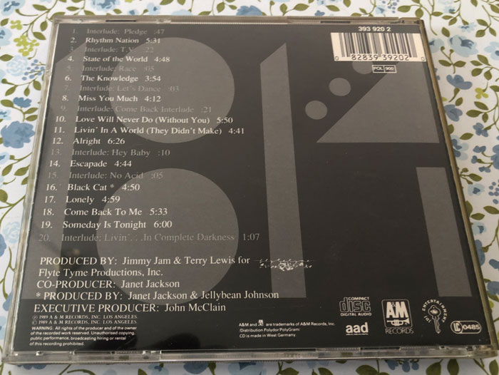 Janet Jackson Rhythm nation