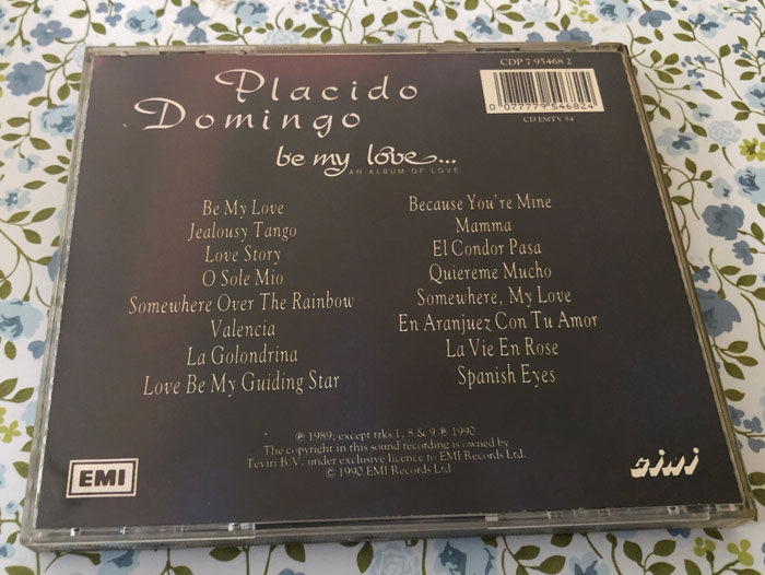 Placido Domingo be my love