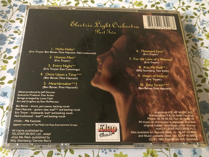 Electric Light Orchestra Part to