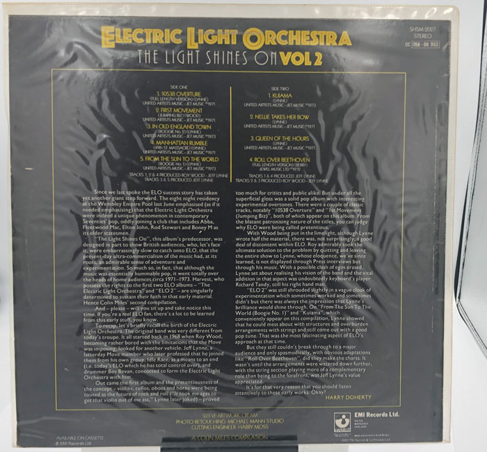 Electric Light Orchestra The light shines on vol 2