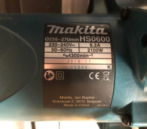 Makita HS0600, skæredybde 101 MM