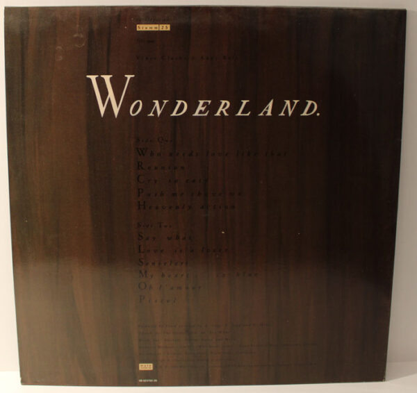 Erasure – Wonderland