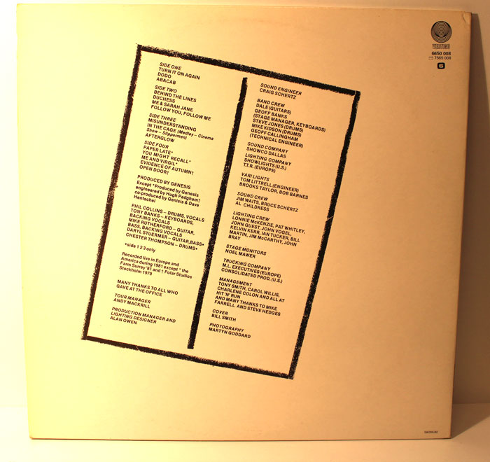 Genesis – Three Sides Live