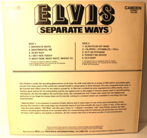 Elvis Presley – Separate Ways