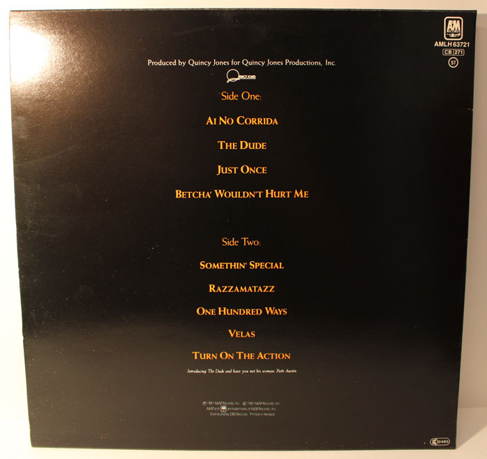 LP-157B Quincy Jones – The Dude