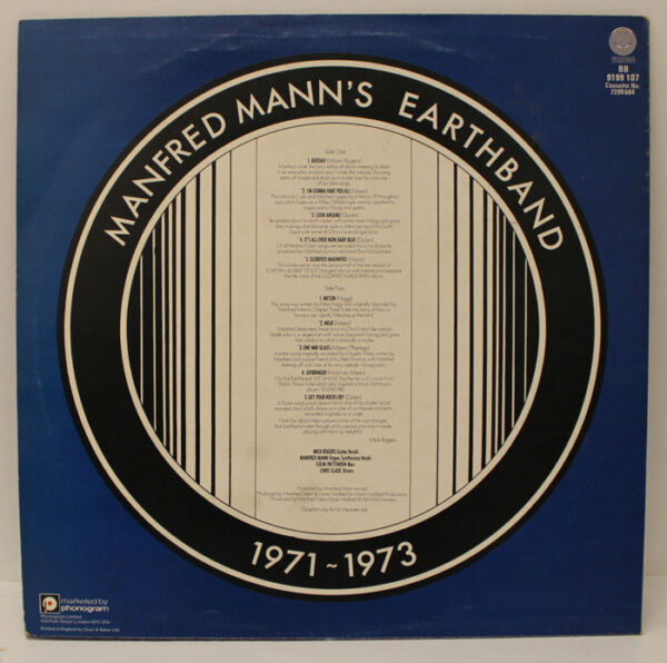 Manfred mann's earth band 1971-1973