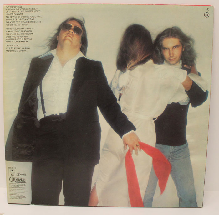 Meat Loaf Bat Out Of Hell