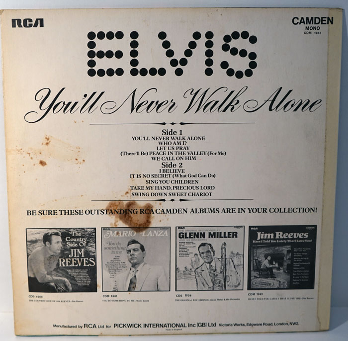 Elvis Presley – You'll Never Walk Alone