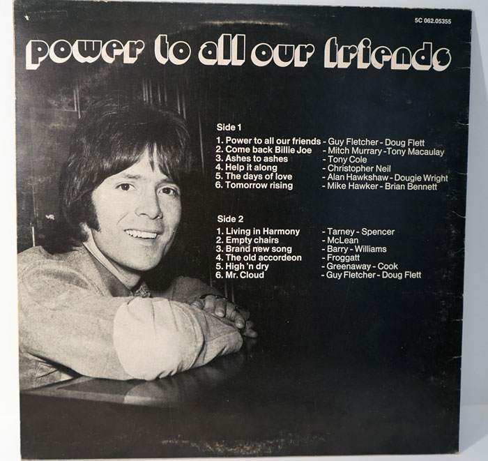 LP-239B Cliff Richard – Power To All Our Friends