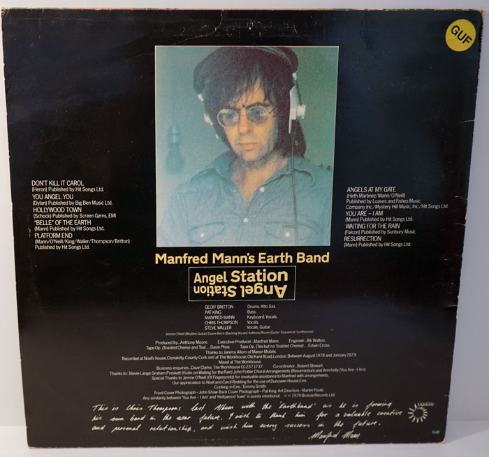 LP-266B Manfred Mann's Earth Band – Angel Station