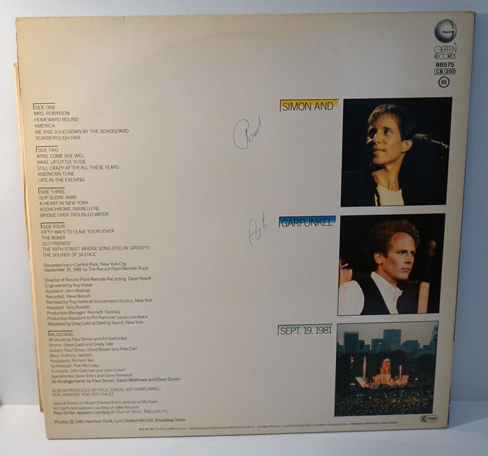 LP-276B Simon & Garfunkel – The Concert In Central Park