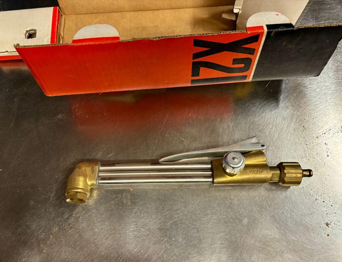 Diverse skærebrænder dele