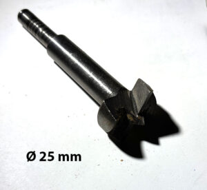 25 mm fostner bor (brugt)