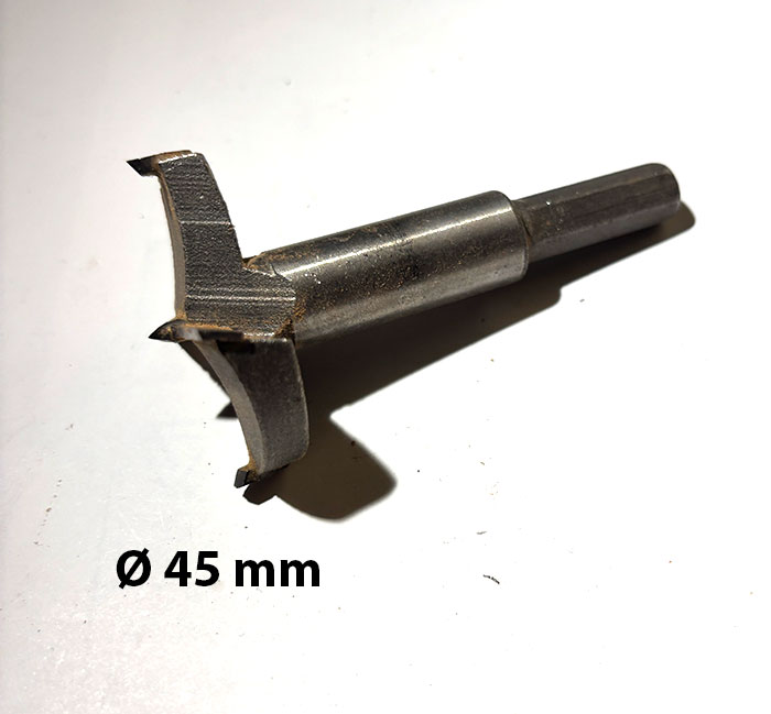 45 mm fostner bor
