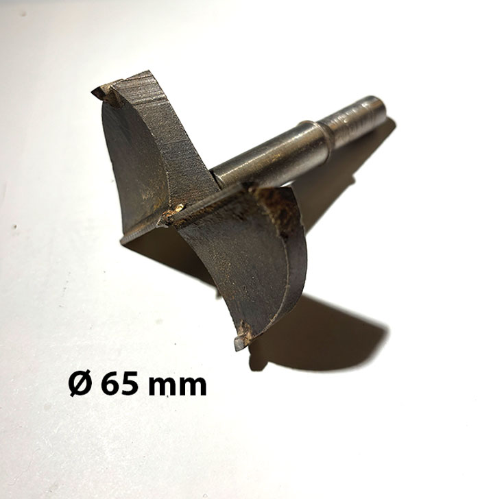 65 mm fostner bor