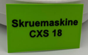 Festool systainer skilt CXS 18