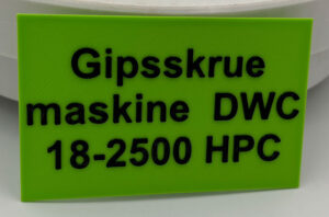 Festool systainer skilt DWC 18-2500 HPC