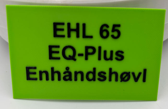 Systainer skilt EHL-65