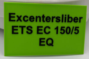 Festool systainer skilt ETS EC 150/5