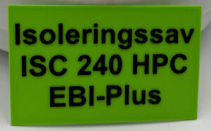 Festool systainer skilt ISC 240 HPC