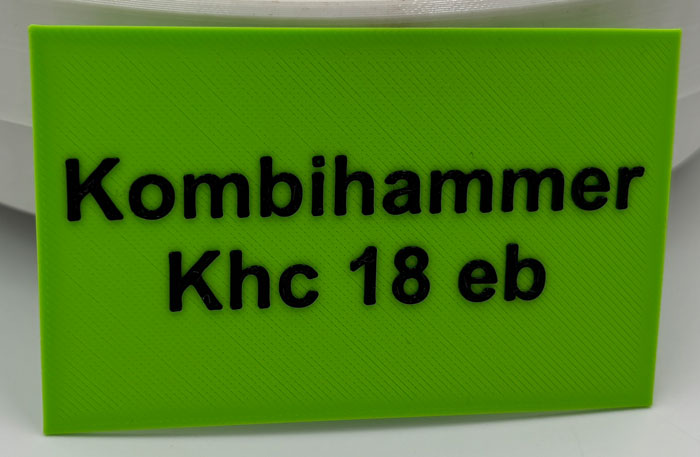 Systainer skilt Khc-18