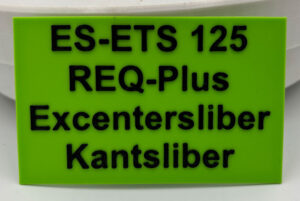 Festool systainer skilt ETS 125 Kantsliber