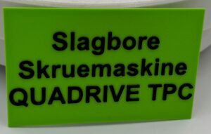 Festool systainer skilt Quadrive TPC