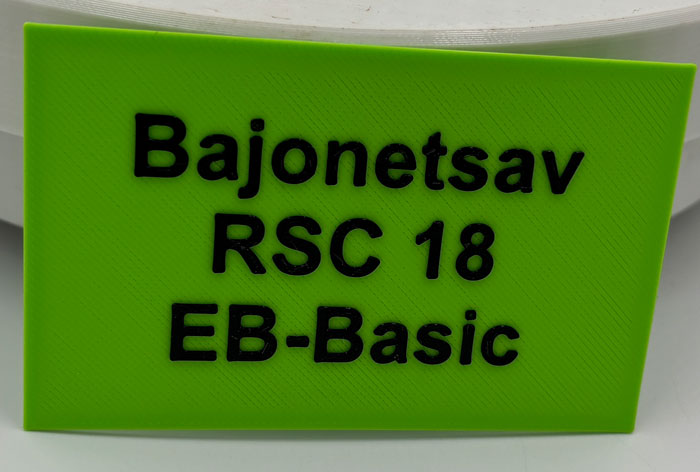 Systainer skilt RSC-18