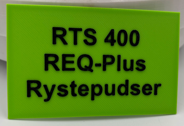 Systainer skilt RTS 400
