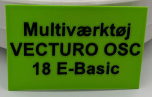 Festool systainer skilt Vecturo OSC