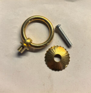 Messing farvet håndtag