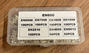 600 stk. fortinnet kobber krympe terminaler