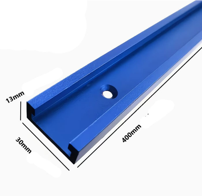 T-track skinne blå 300 mm