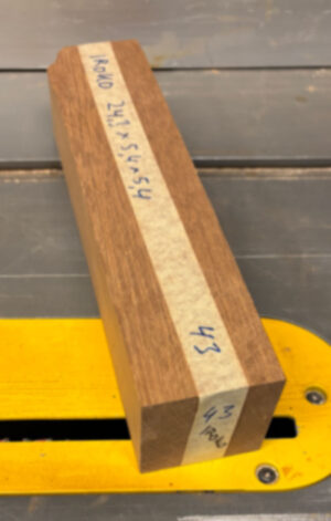 Iroko 243 x 54 x 54