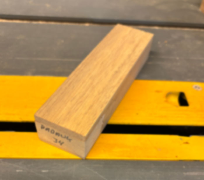 Padauk kniv skæfte