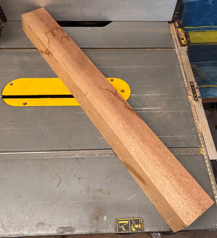 Sapele klods