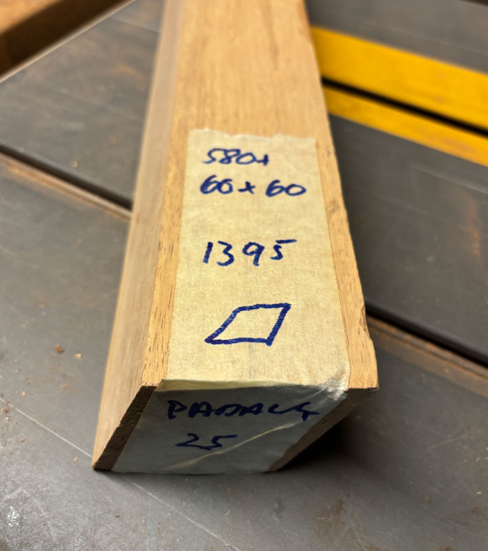 padauk klods