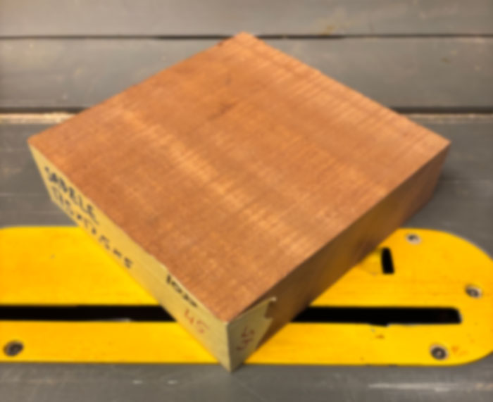 Sapele klods