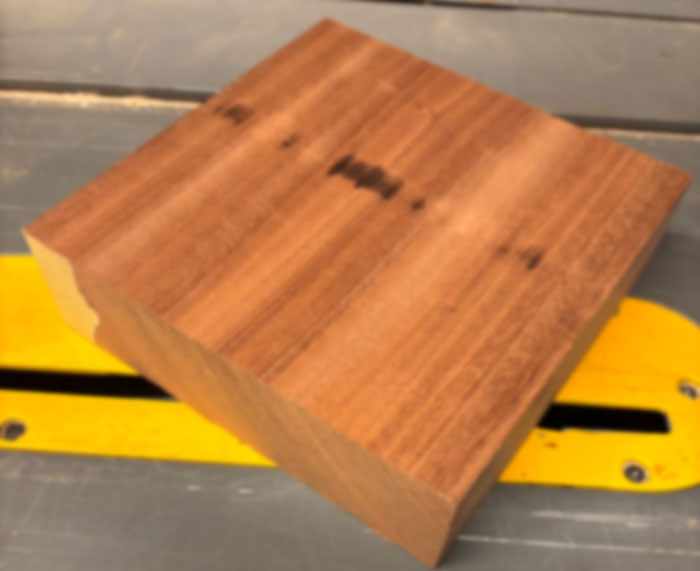 Sapele klods