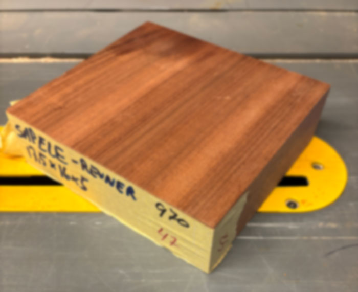 Sapele klods