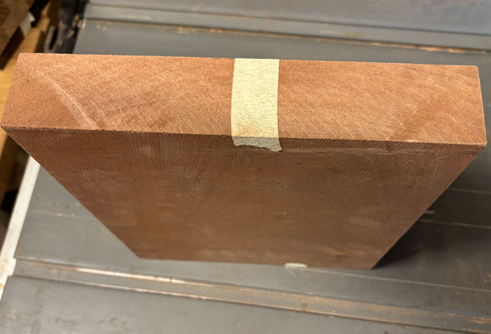 Sapele klods