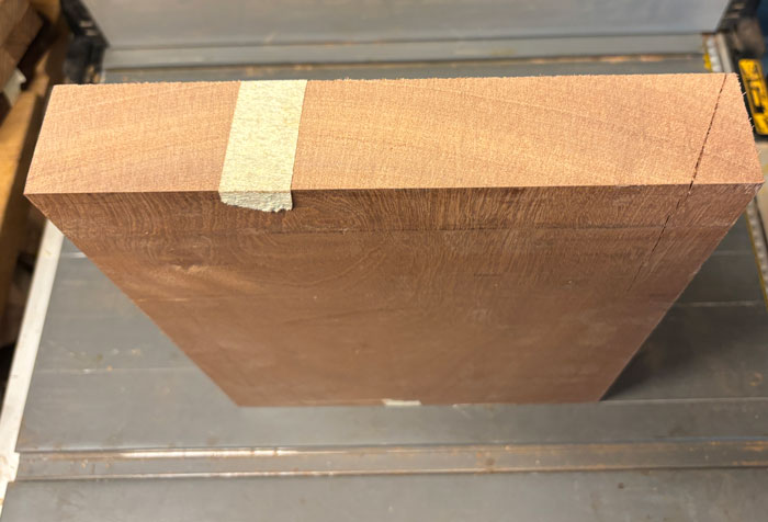 Sapele klods