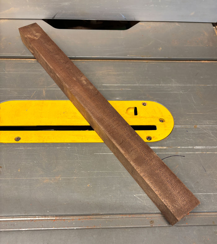 Sapele klods
