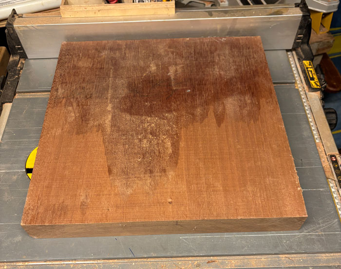 Sapele klods