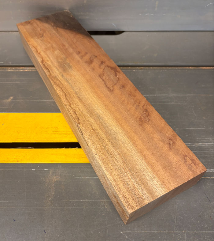 Sapele klods