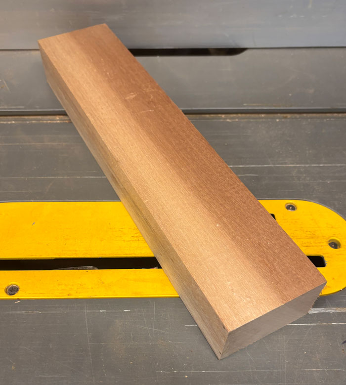 Sapele klods